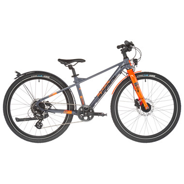 Bicicletta da Città S'COOL XXLITE EVO DISC Alluminio 8V 24" Grigio/Arancione 2022 0